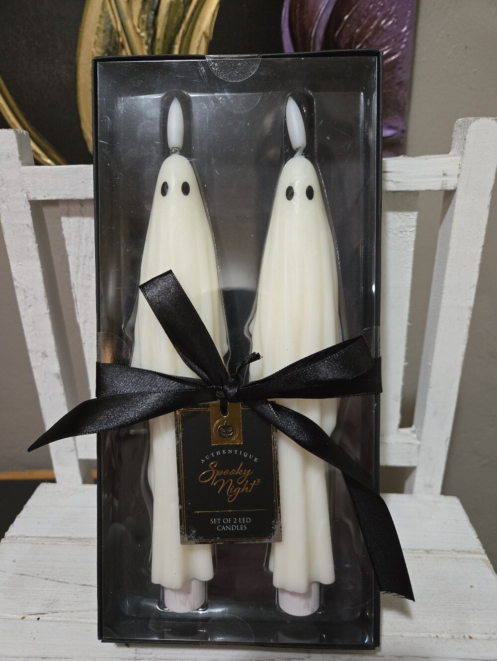 Halloween Spooky Night Ghost Candles LED Flameless